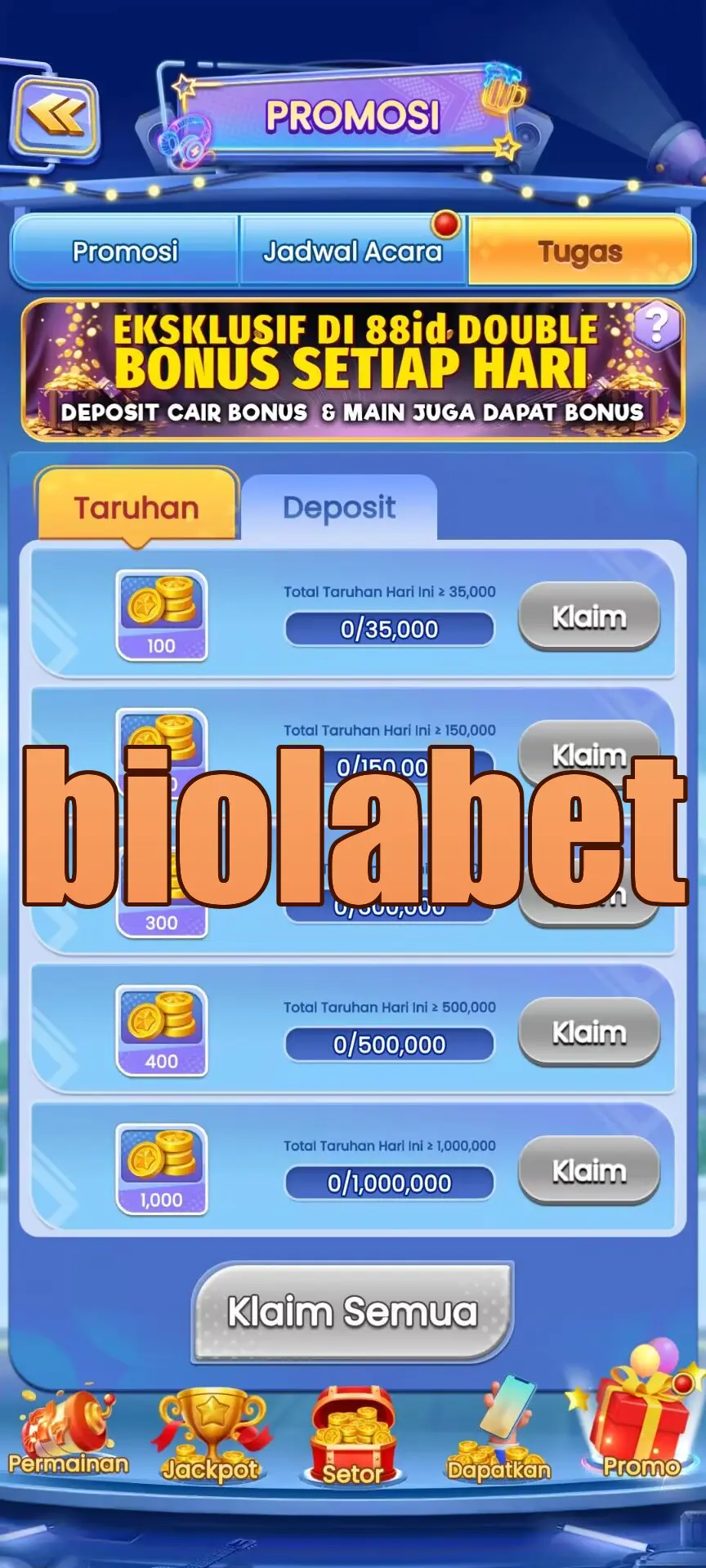 biolabet Masuk